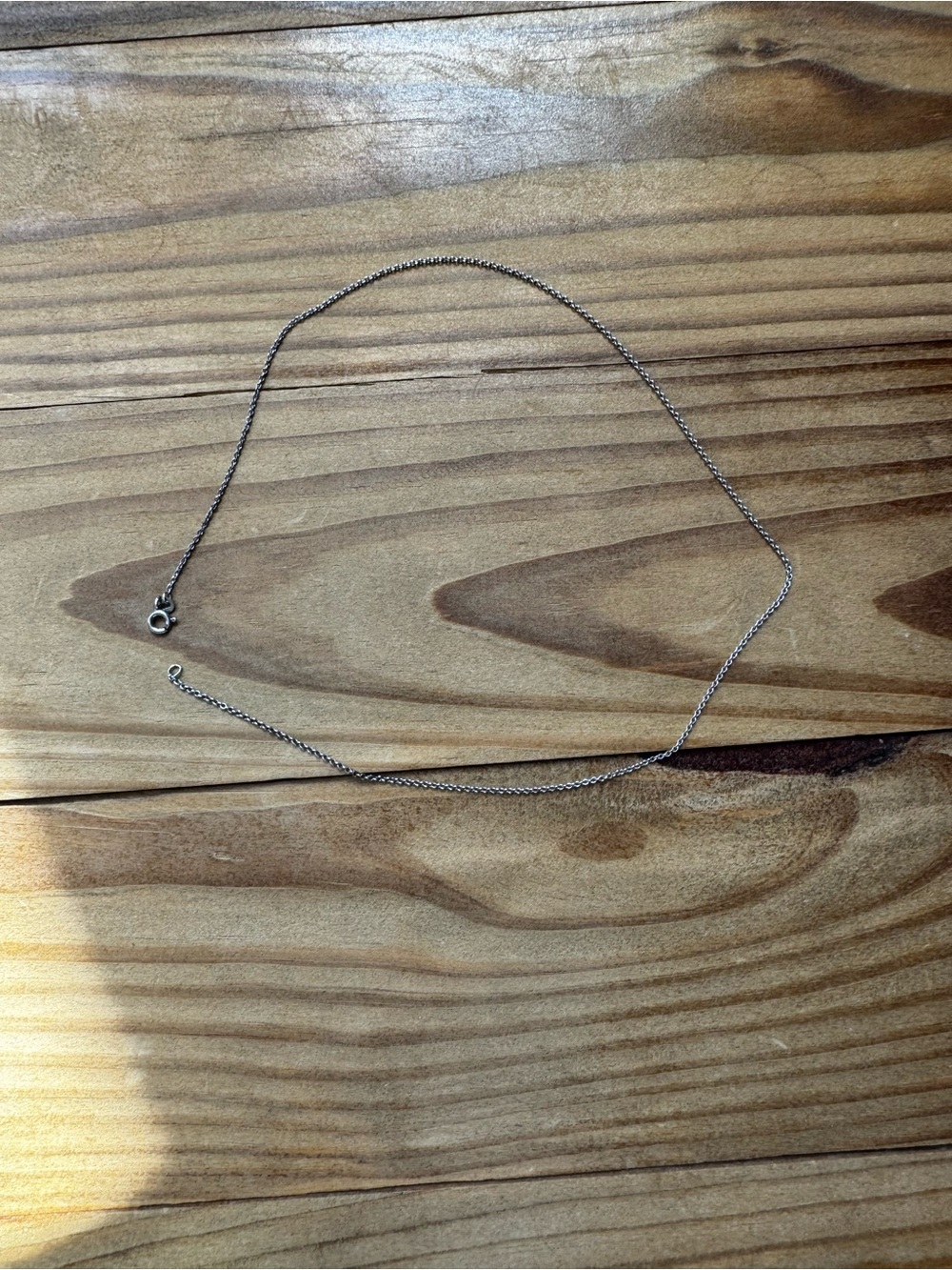 James Avery Silver Light Cable Chain Necklace - 16 inch